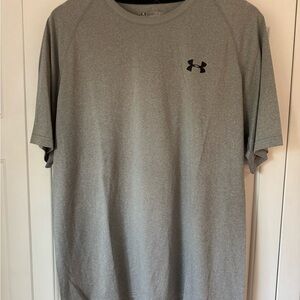 Under Armour Men's Heather Gray Short Sleeve Tee